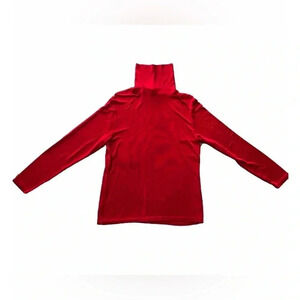 Vintage 90s Dress Barn Long Sleeve Turtle Neck Red Size Large